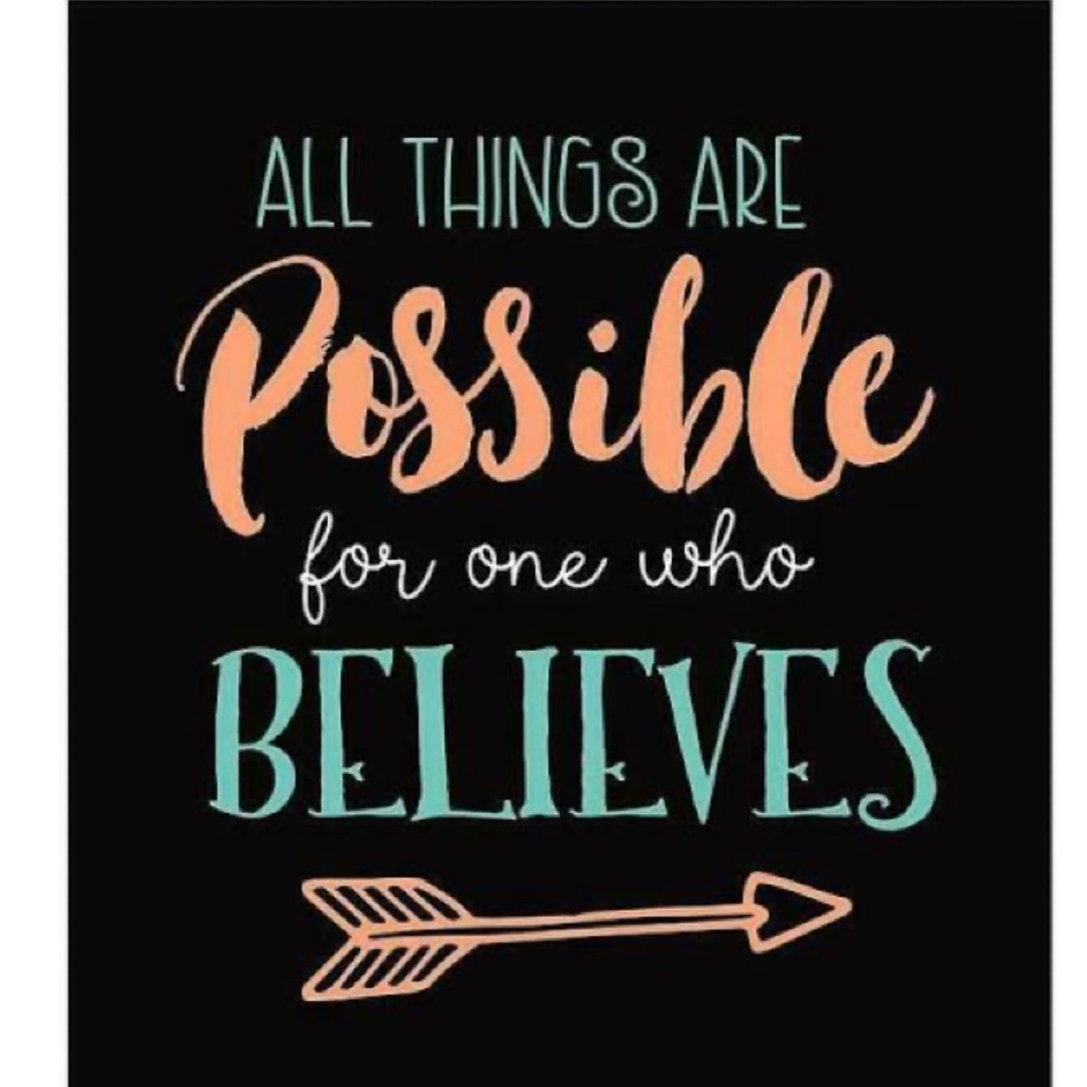 Beautiful Motivational Wall Art Canvas 16 x 12 Inches NEW